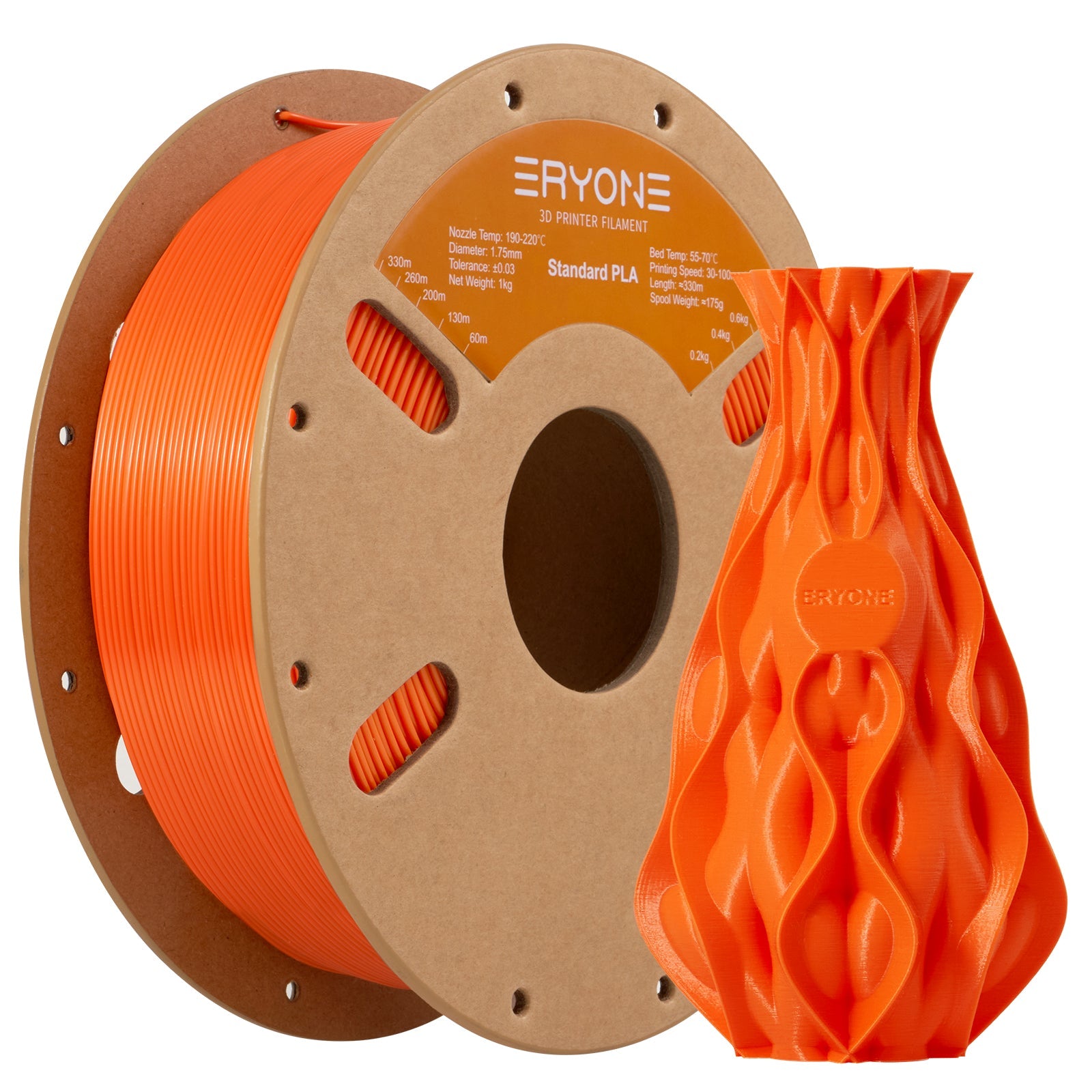 Eryone PLA (A-M) - Dual Matte Teal/Burnt Orange