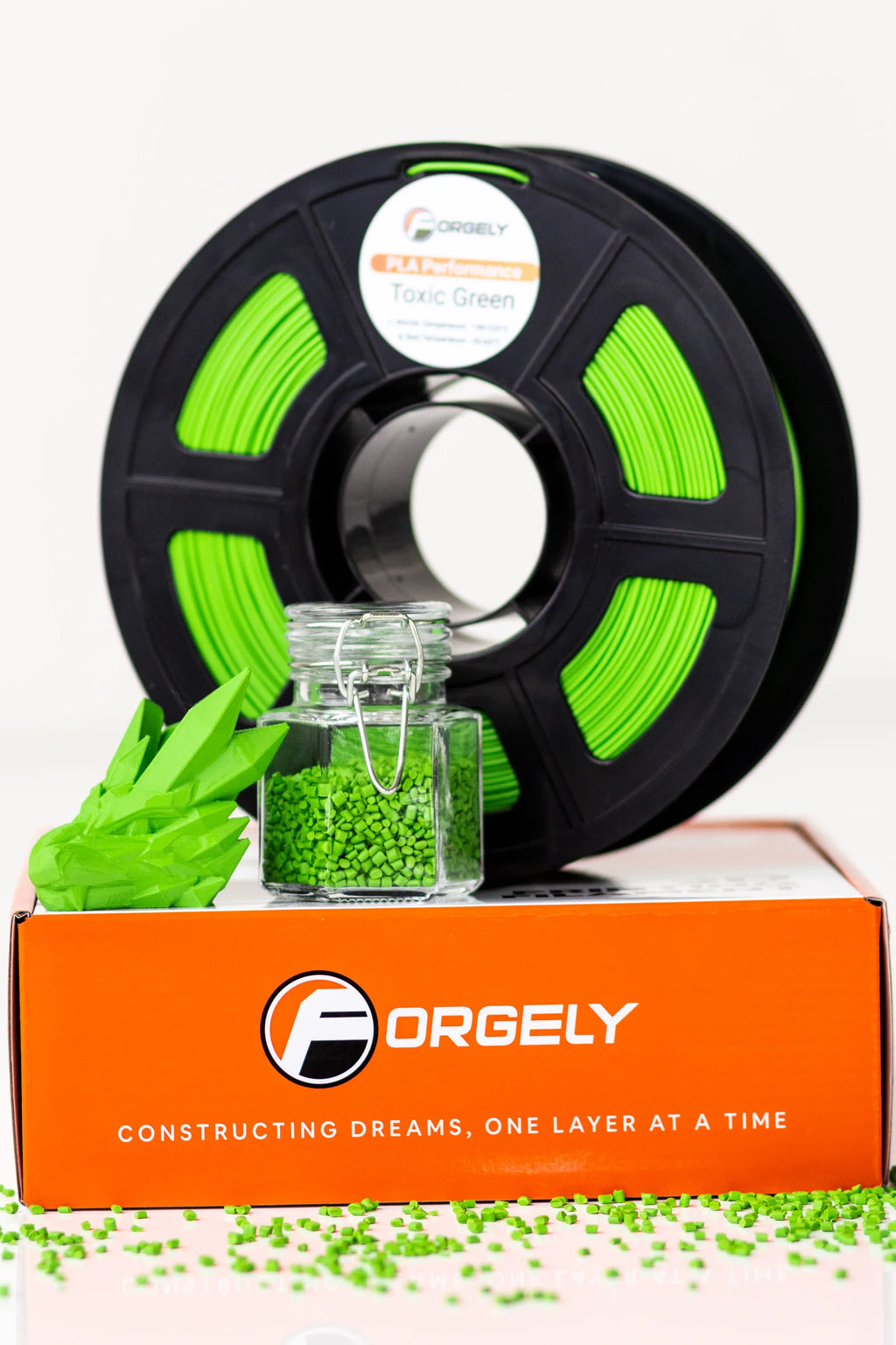 Toxic Green Forgely Performance PLA